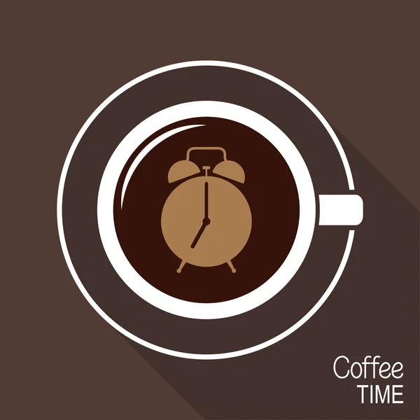 Hora del café — Vector de stock