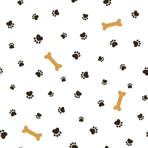 Tema perro fondo sin costuras — Vector de stock