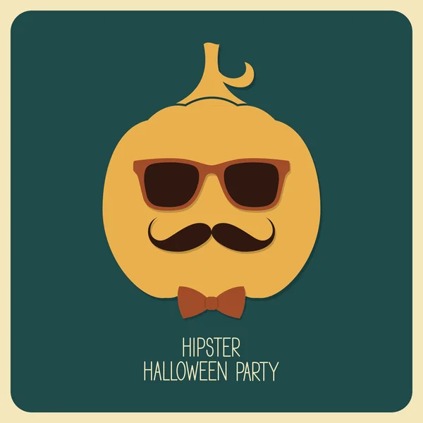 Hipster Halloween — Stock Vector