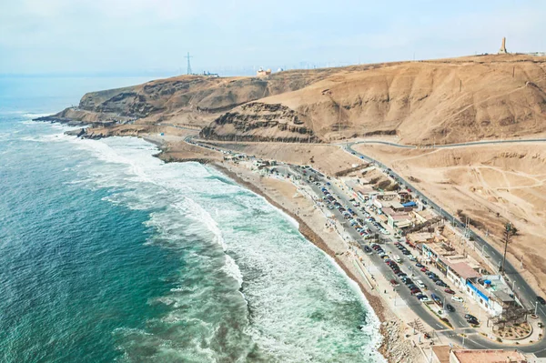 Vista Aérea Herradura Chorrillos Perú Vista Panorámica — Foto de Stock