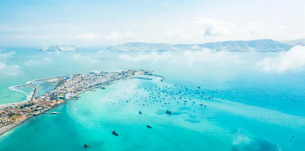 Punta Callao Peru Légi Kilátása Panorámás Kilátás — Stock Fotó