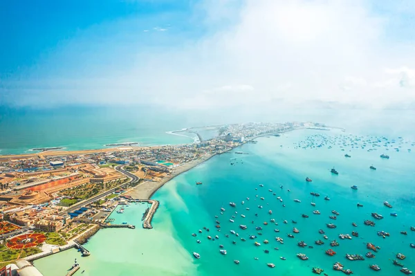 Vista Aérea Punta Callao Perú Vista Panorámica — Foto de Stock