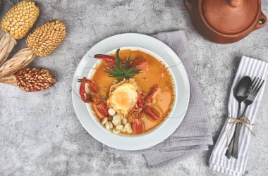 Peru Gıda: Karides çorbası, 