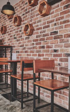 Çatı katı tasarımı. Kafe, kafe. Eşzamanlı alan içereName