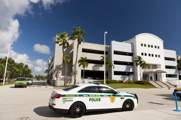 Carro de polícia em Florida — Fotografia de Stock