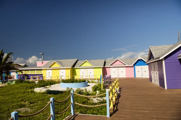 Bright wooden houses — Stock Photo, Image