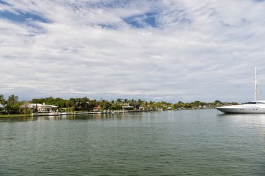 İle su teknede manzara