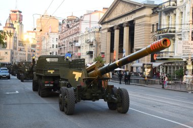 Kiev askeri geçit Bağımsızlık Günü için Provalar, Ukrayna