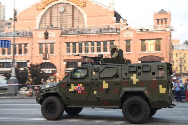 Kiev askeri geçit Bağımsızlık Günü için Provalar, Ukrayna