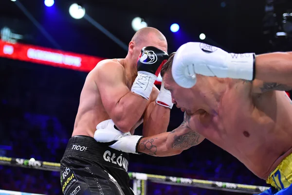 Kampen för Wbo cruiserweight världsmästaretiteln — Stockfoto