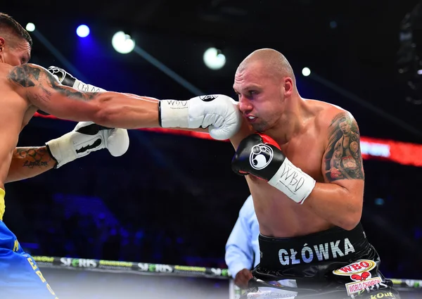 Wbo Cruserweight Dünya şampiyonu ünvanını için mücadele — Stok fotoğraf