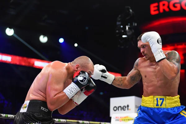 Wbo Cruserweight Dünya şampiyonu ünvanını için mücadele — Stok fotoğraf