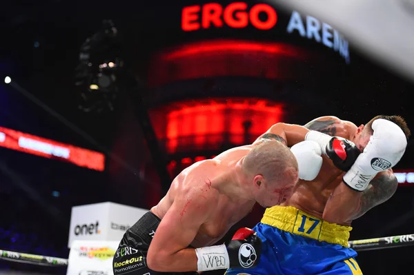 Wbo Cruserweight Dünya şampiyonu ünvanını için mücadele — Stok fotoğraf