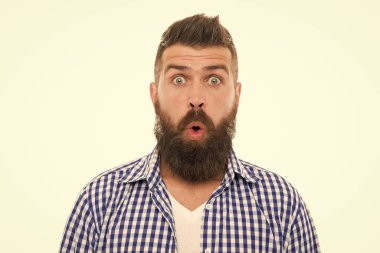 Şaşkın surat. Hadi canım. Merak ediyorum. Yakışıklı, şaşırmış bir adam. Tüylü ve saç stili olan şaşırmış bir adam. Erkek güzeli. Berber kuaför salonu. Sakallı, şaşırmış adam. Duygusal ifade