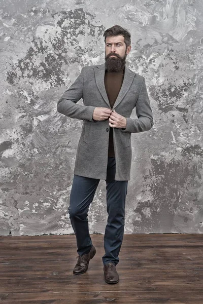 Male fashion model. Mature businessman. Modern life. Casual style. Brutal bearded hipster in casual wear. trendy man with beard. casual fashion look. bearded male in casual jacket. Hip and stylish