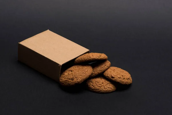 Ovesné sušenky jako chutné těsto prozatím. — Stock fotografie