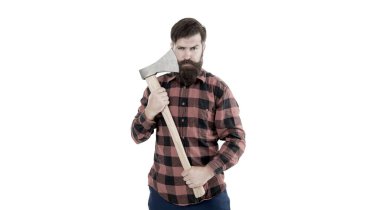 Acımasız ve sakallı. Kaba oduncu baltayı beyaza sapladı. Hippi, keskin balta bıçağını vahşi bakışlarla sakallı yüzüne doğru tutar. Uzun sakallı ve bıyıklı vahşi bir adam tıraş olacak. Berber Dükkanı