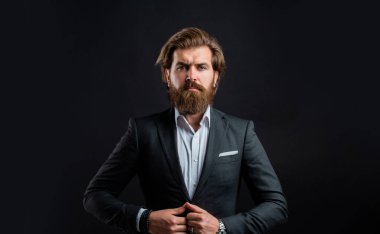 Modern başarılı erkek ticareti kariyerini, şirket tarzı konseptini temsil eder.