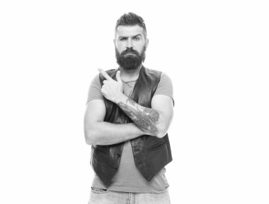 Farklı bir şekilde düşün. Moda modası sakal tımar etme. Düşünceli adam karar verir. Sakallı hippi vahşi adam. Erkeklik kavramı. Berber dükkanı ve sakal bakımı. Bıyık ve sakal.