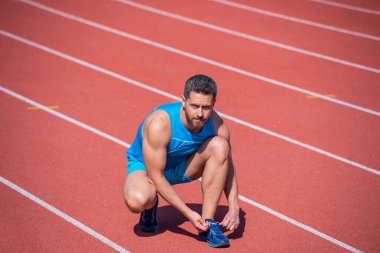 Sporcu kravatı spor sonrası bağcıklar, sağlıklı yaşam tarzı.