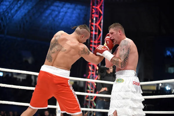 Boxeo para cinturón de campeones — Foto de Stock