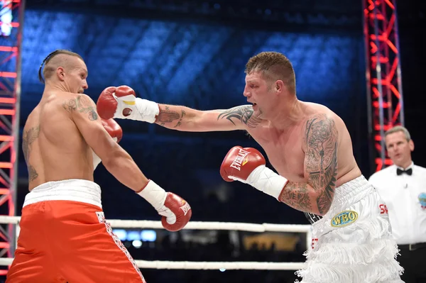 Boxning för champions bälte — Stockfoto