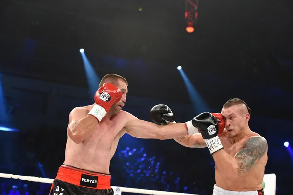 Strijd voor Wbo Inter Continental cruiserweight champion gordel — Stockfoto