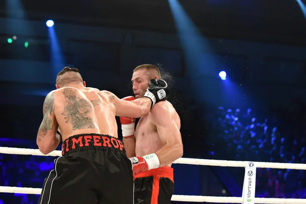 Kampen för Wbo Inter-Continental cruiserweight champion bälte — Stockfoto