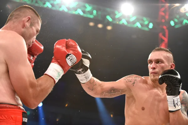 Fight for WBO Inter-Continental cruiserweight champion belt — Stock Photo, Image