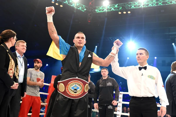 Oleksandr Usyk, WBO Inter-Continental cruiserweight champion — Stock Photo, Image