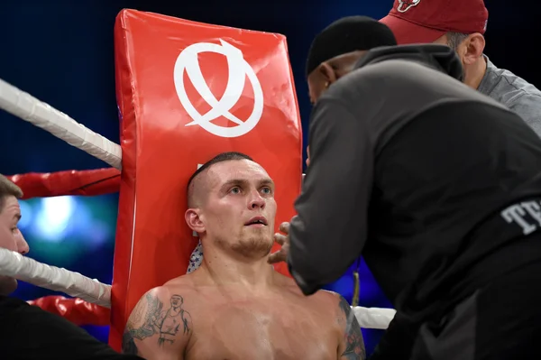 Oleksandr Usyk, WBO Inter-Continental cruiserweight champion — Stock Photo, Image