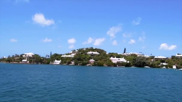 Ilha tropical nas Bermudas — Vídeo de Stock