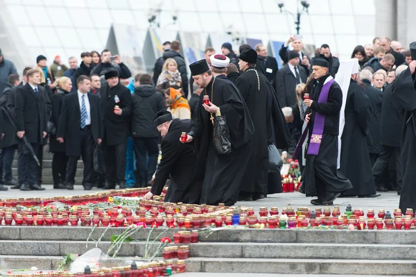 Maart van waardigheid in Kiev — Stockfoto