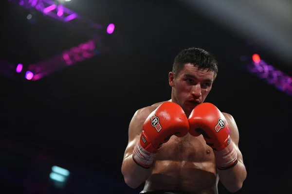 Žebříček boxerský zápas v paláci sportu, Kyjev — Stock fotografie