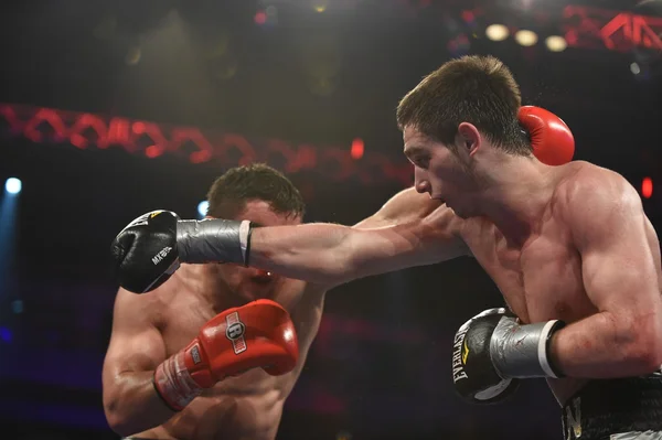 Ranking luta de boxe no Palácio do esporte, Kiev — Fotografia de Stock