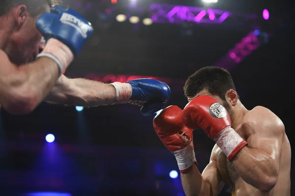 Ranking boxing fight in Palace of sport, Kiev — Stock Photo, Image