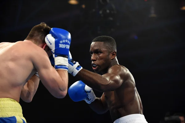 Série mundial de boxe: Ucrânia Otamans vs Lionhearts britânicos — Fotografia de Stock