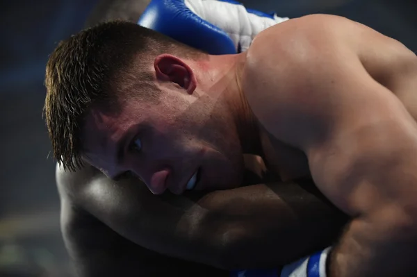 Série mundial de boxe: Ucrânia Otamans vs Lionhearts britânicos — Fotografia de Stock