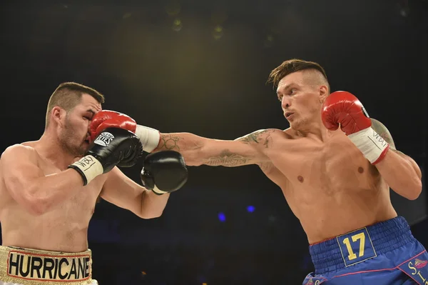 Strijd voor Wbo Inter Continental cruiserweight kampioenstitel — Stockfoto