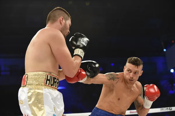 Lotta per il titolo WBO Inter-Continental Cruiserweight Champion — Foto Stock