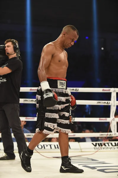 Ranking fight between Denis Berinchyk (Ukraine) and Belgian Tarik Madni in the Palace of sport in Kiev, Ukraine — Stok fotoğraf