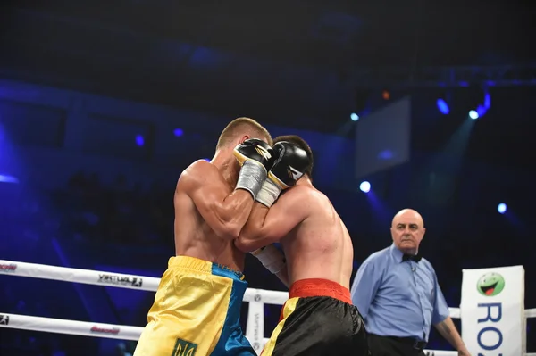 Рейтинг бокса во Дворце спорта в Киеве — стоковое фото