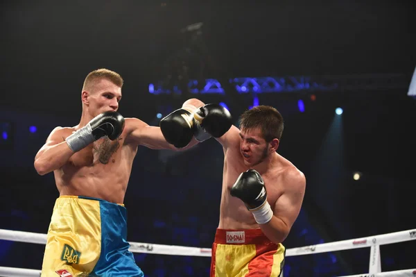 Classement boxe combat dans le Palaceof Sport à Kiev — Photo