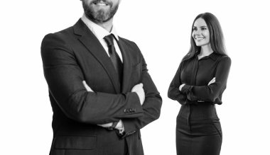 İş ekibi başarısı. İş adamlarının başarısı için reklam. Finansal açıdan başarılı bir anlaşma. Takım elbiseli iş adamları. İş başarısı beyazda izole edildi. Başarılı bir ortaklık. iş gurusu.