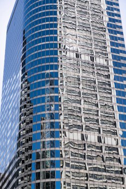 Building background. Glass building window. Architectural detail. Background of architecture. Modern glass background. Reflective glass background. Business architecture. Building architecture.