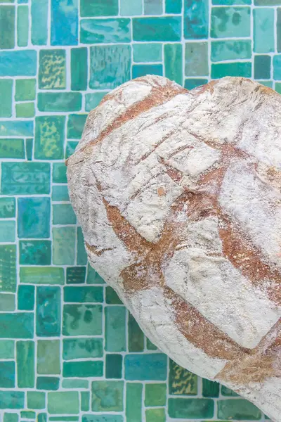 Primo Piano Sul Pane Appena Sfornato — Foto Stock