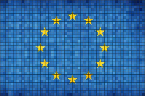 欧洲的旗子 — 图库矢量图片