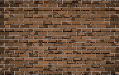 Brown brick wall clipart