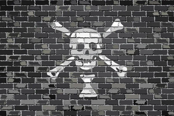 Bandeira do pirata Emanuel Wynn — Vetor de Stock