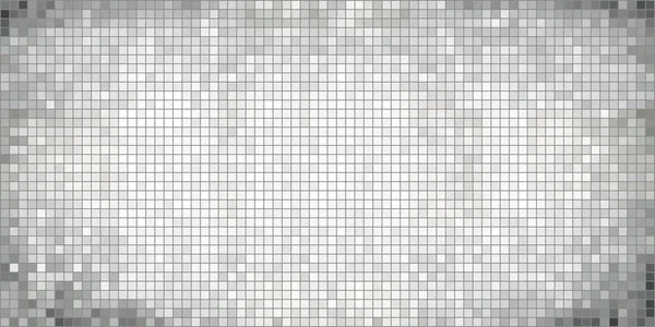 Blanco abstracto fondo de mosaico — Vector de stock